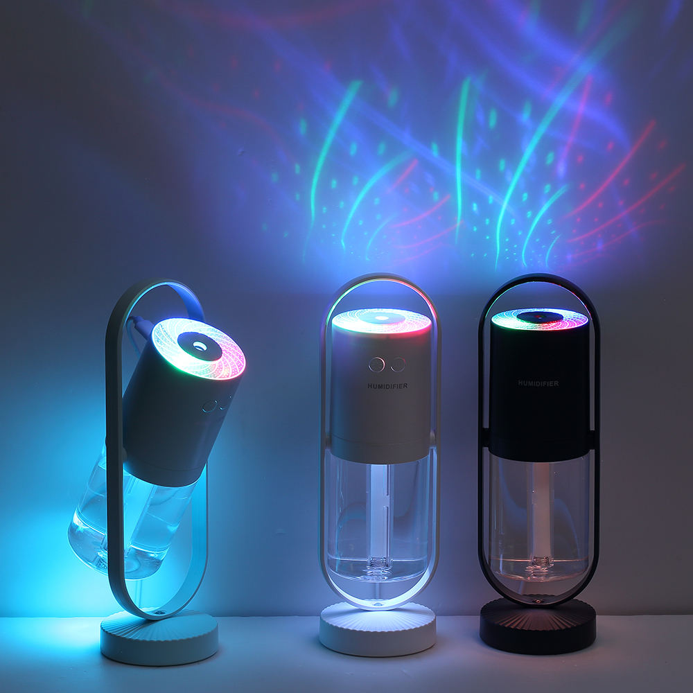 200ml USB Portable Mini Humidifier | 3.5W | 40ml/h Spray | DC5V | ABS+PP | 70×66×213mm | 140g | Dark Blue, Light Blue, Pink & White