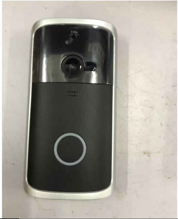 WiFi Video Doorbell Camera | HD | Night Vision | Two-Way Audio | APP Remote View | Motion Alert | 32GB TF | No Wiring | Black & Silver