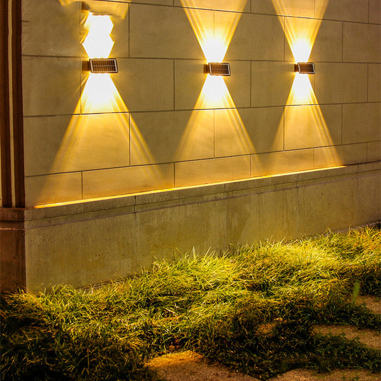 Solar Outdoor Wall Light | 18650 1500mAh | 5050 LED | 4 & 6 LED | Cool White, Warm White & Dual-Colour | ABS+PC | 5.5V 1.5W Solar Panel | Waterproof | Garden, Patio & Pathway