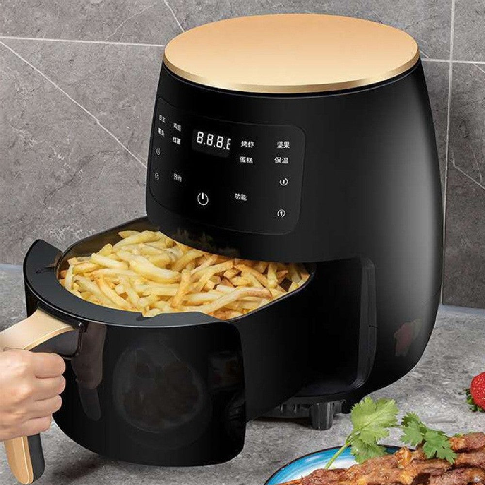 1400W Smart Touch Air Fryer | Stainless Steel | Touch Control | Auto Shut-Off | 305×305×345mm | EU & UK Plug | Black, Green & Red | Home Kitchen