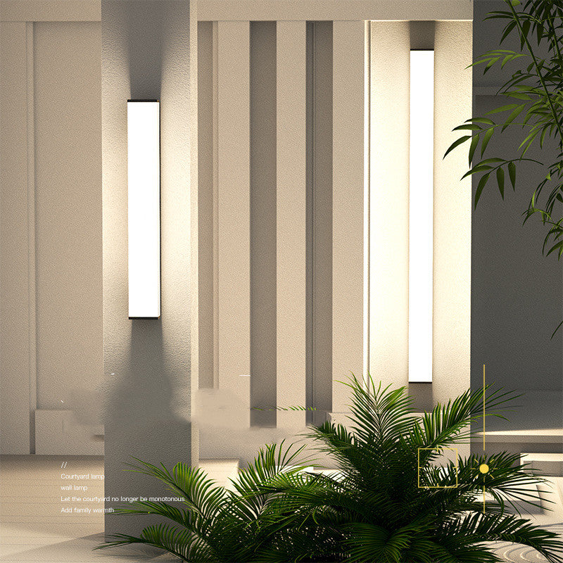 B1181-J Outdoor IP65 Waterproof LED Wall Light | 11W 3000K, 60cm, Stainless Steel + PC, Courtyard & Garden
