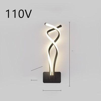 Nordic Minimalist LED Wall Lamp | Silicone Shade | 30,000h LED | Button Switch | 110V & 220V | Warm & White Light | Multiple Styles