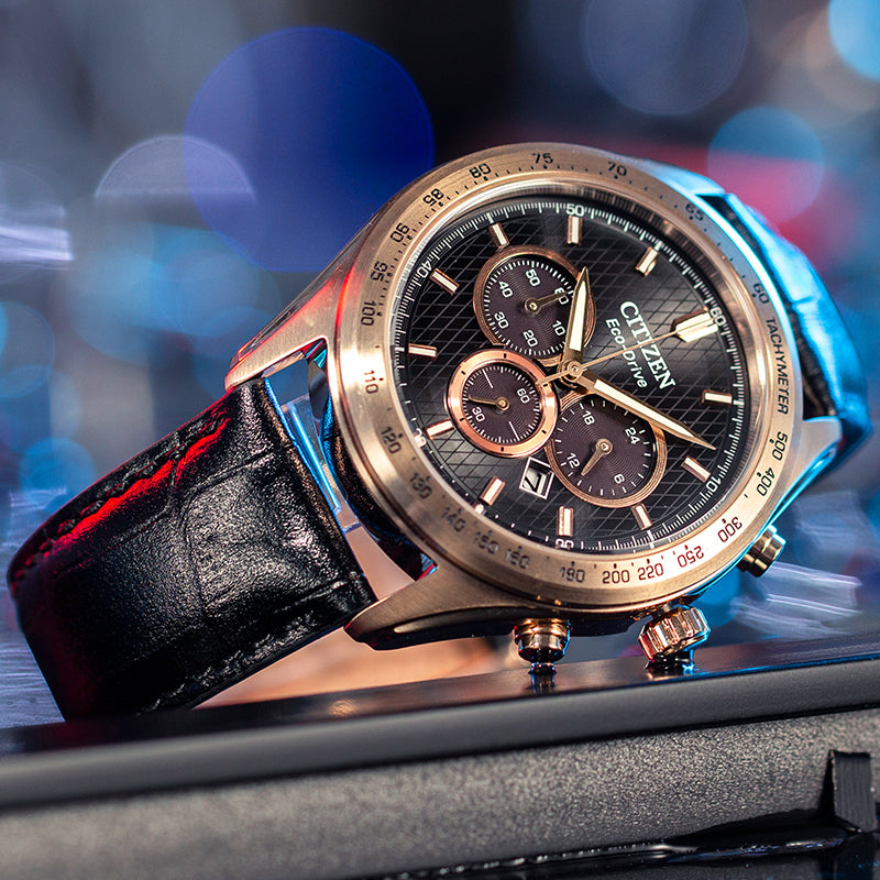 Eco-Drive Men's Solar Sport Watch | Quartz Movement & Stainless Steel Strap