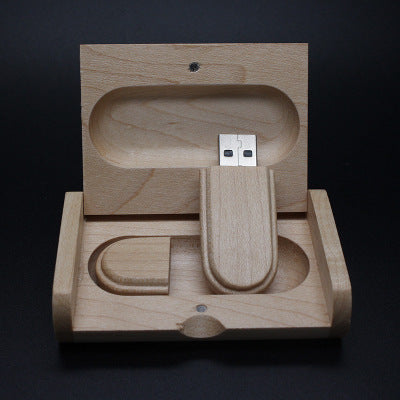 Wooden USB Flash Drive | Custom Logo Engraving | USB 2.0 | 1GB–64GB | Business Gift