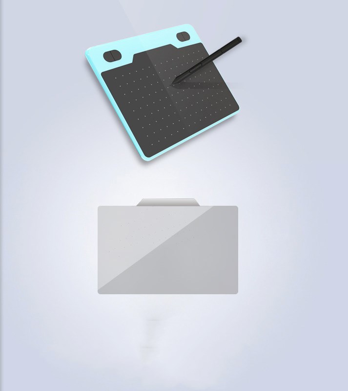 Digital Drawing Graphic Tablet | 8192 Pressure Levels, Battery-Free Pen, 5080LPI | Windows, Mac, Android | Blue, Pink & White