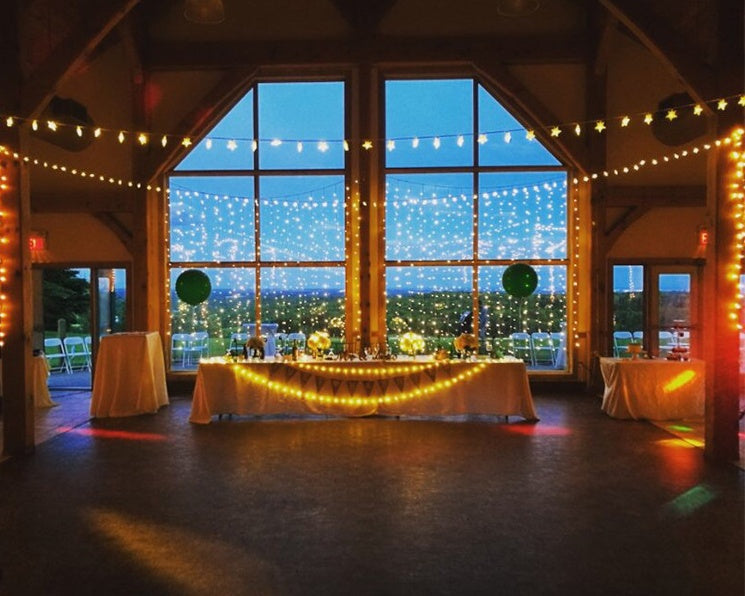 LED Curtain Fairy Lights | 3×3m | 304 LEDs | Remote Control | EU 220V & US 110V | Blue, Warm White, White & Colourful
