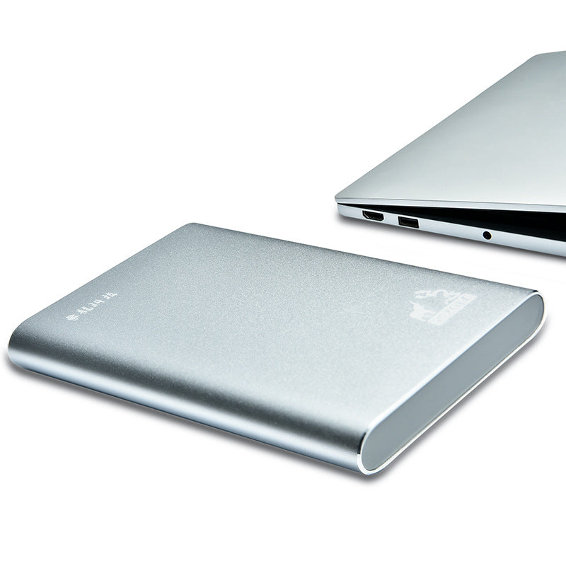 2.5" Portable External Hard Drive | USB 3.0 | 80GB–1TB | Metal Shell | No Power Supply Needed | Black & Silver