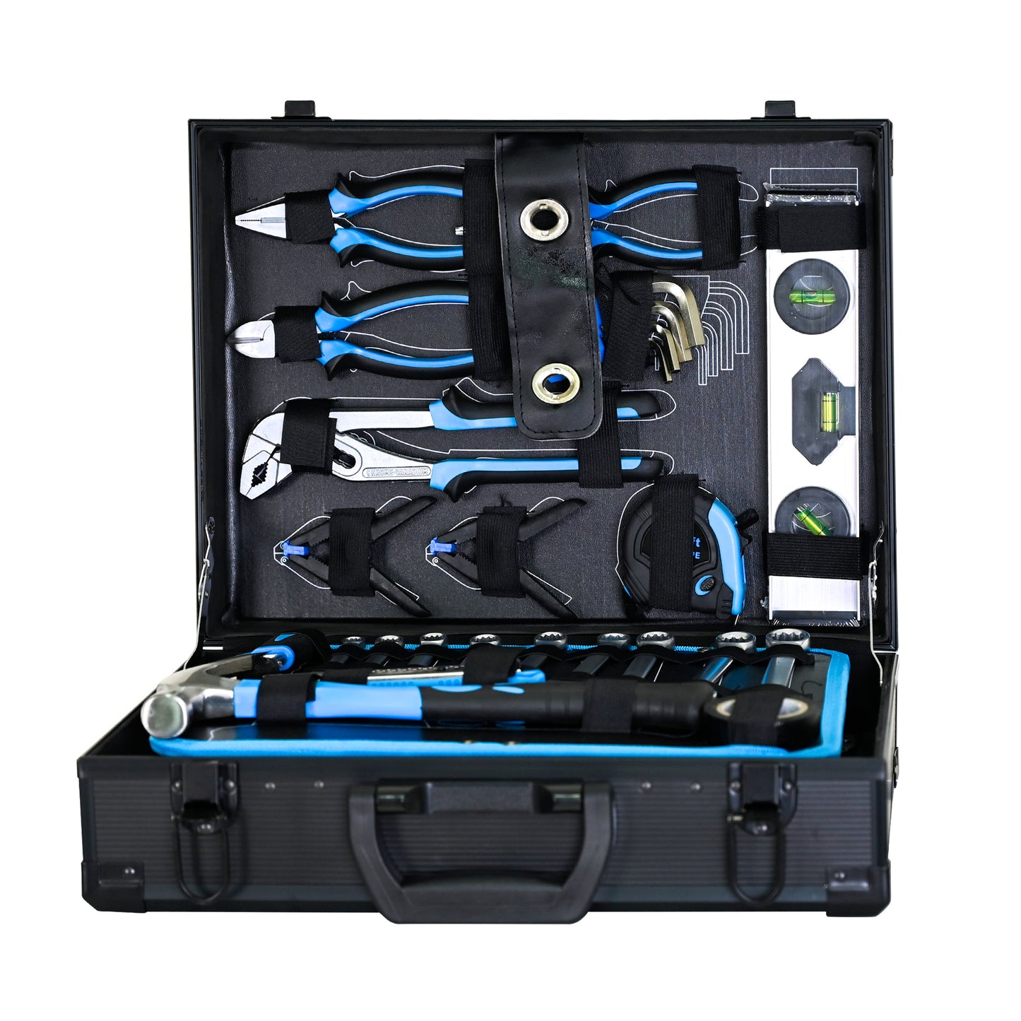 247-Piece Home & General Maintenance Tool Set | Carbon Steel, Aluminum Suitcase, Sockets, Bits & More