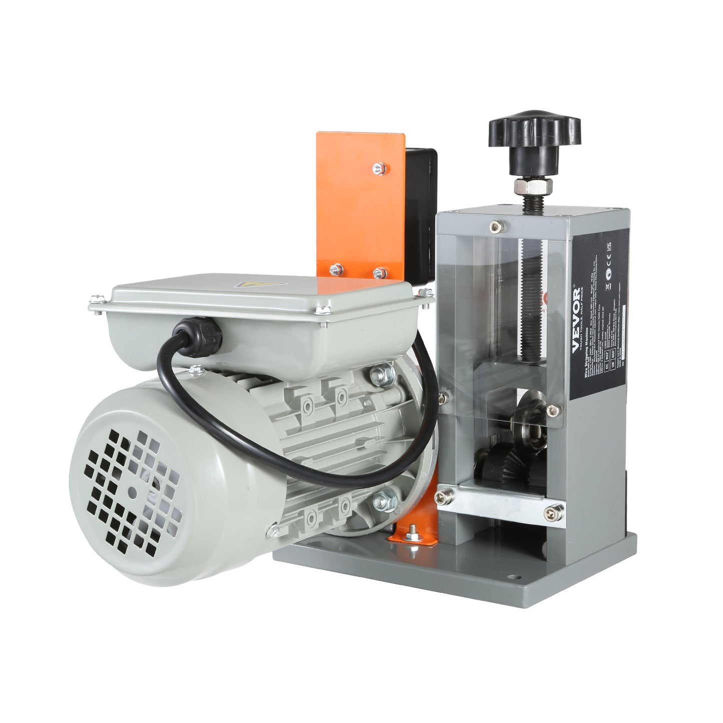 VEVOR 180W Automatic Electric Wire Stripping Machine | 0.06"-0.98", 60 ft/min, Scrap Copper Recycling