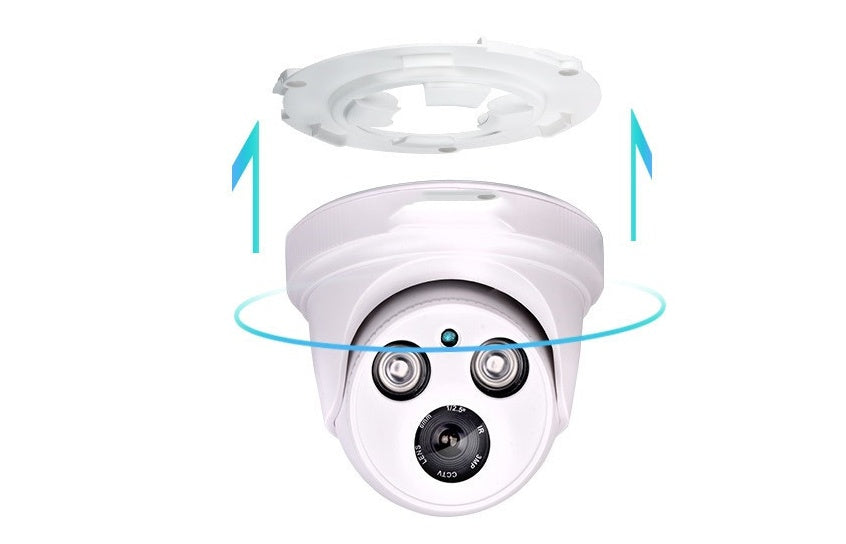 BST-103P Dome CCTV Surveillance Camera | 1200TVL, Night Vision, BNC | Indoor | 2.8mm–8mm Lens