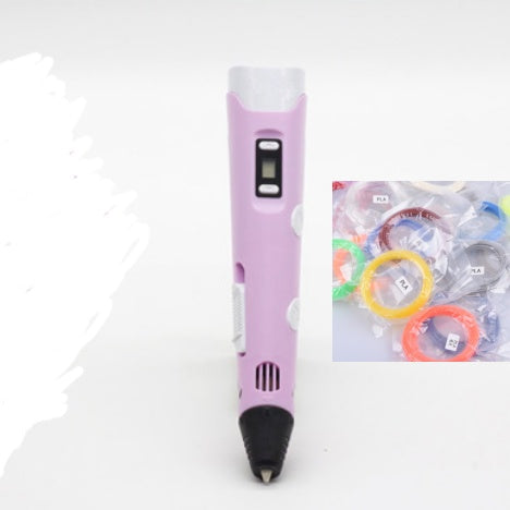 3D Printing Pen with PLA Filament | Adjustable Temp & Speed | LED Indicator | 185×45×10mm | Blue, Pink, Purple, Yellow & Camouflage | US/UK/EU/AU/USB | Pen & Filament Bundles