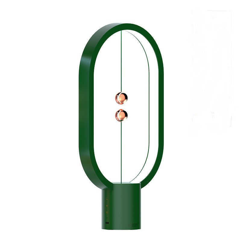 Magnetic Floating Switch LED Table Lamp | 20,000hr | USB & Rechargeable | 2 Sizes | Black, Green, Pink, Red, White & Wood | Bedroom & Bedside Decor