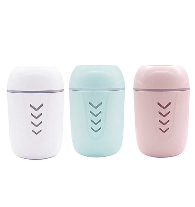 X3 USB Aromatherapy Humidifier | 200ml | USB & AC | Mechanical | Columnar | Portable Car & Desktop | Blue, Pink & White