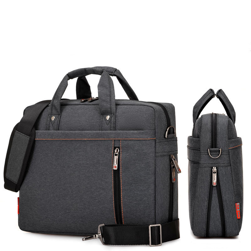 Multi-Functional Nylon Laptop Bag & Briefcase | 9 Compartments | 13"-17" | Shoulder Crossbody | 6 Colors