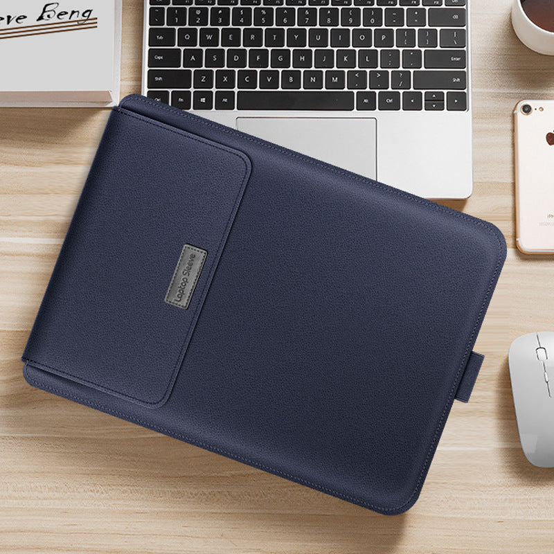 PU Leather Laptop Sleeve Case | TPU Inner | 11–12”, 13” & 15” | Business & Travel | Black, Brown, Green, Grey, Navy Blue, Red & Rose Gold