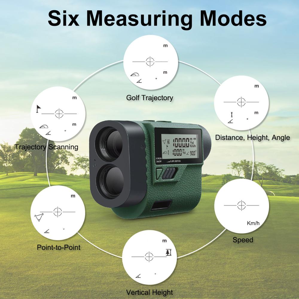 HLR1000 Laser Rangefinder Telescope | 1000m Range, Speed Measurement, Ballistic Compensation, Golf & Hunting