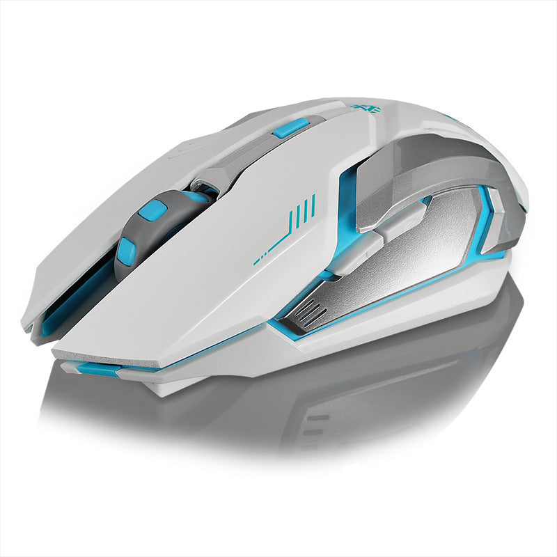 Wireless Rechargeable Silent Mouse | LED Backlit, Mute Clicks | USB | Desktop & Laptop | Black, White, Silver