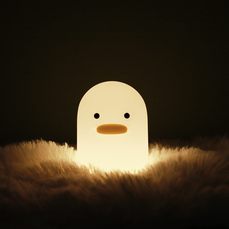 Cute Silicone Animal Night Light | ABS & Silicone | 1,200mAh | USB Rechargeable | 3W | 124×77×110mm | Dog & Warm Light | Kids Room, Bedroom & Bedside | Holiday Gift