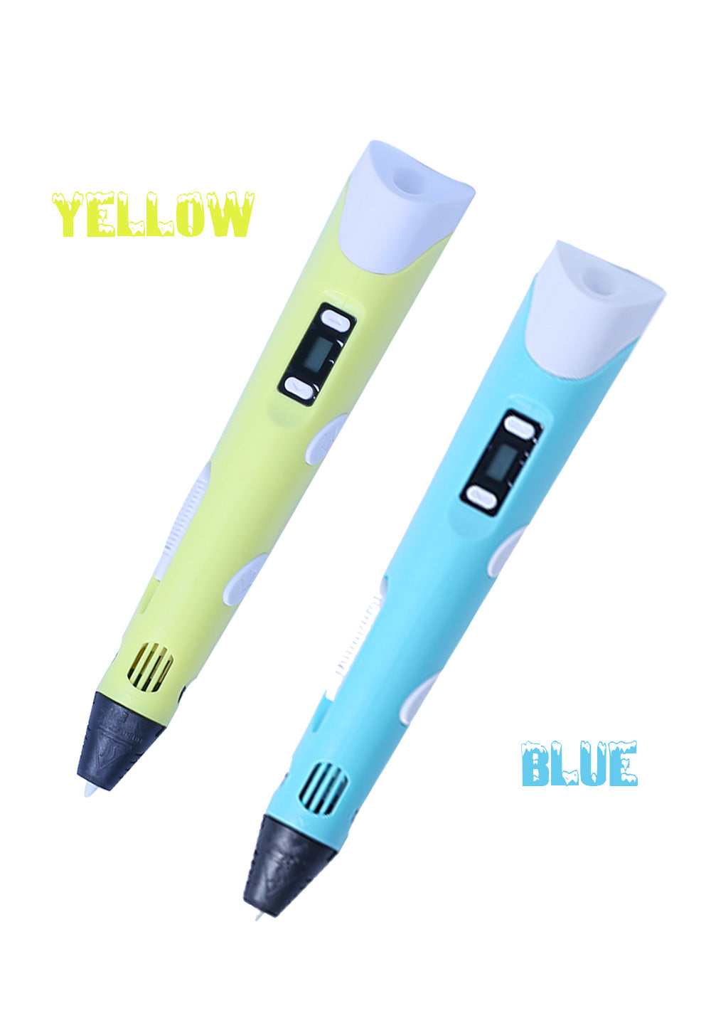3D Printing Pen with PLA Filament | Adjustable Temp & Speed | LED Indicator | 185×45×10mm | Blue, Pink, Purple, Yellow & Camouflage | US/UK/EU/AU/USB | Pen & Filament Bundles