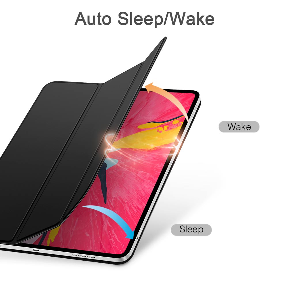 Magnetic Smart Case for iPad Pro 11" & 12.9" | Tri-Fold Stand | Auto Sleep/Wake | Apple Pencil Compatible