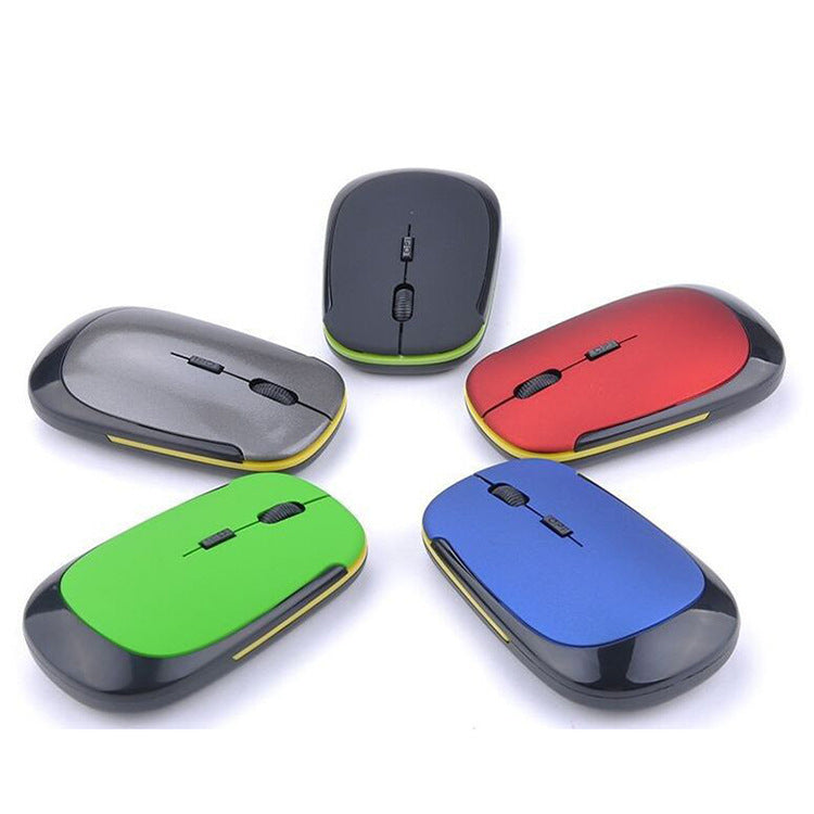 2.4GHz Wireless Optical Mouse | 1200 DPI | Slim Laptop Mouse | Black, Blue, Green, Red, Silver