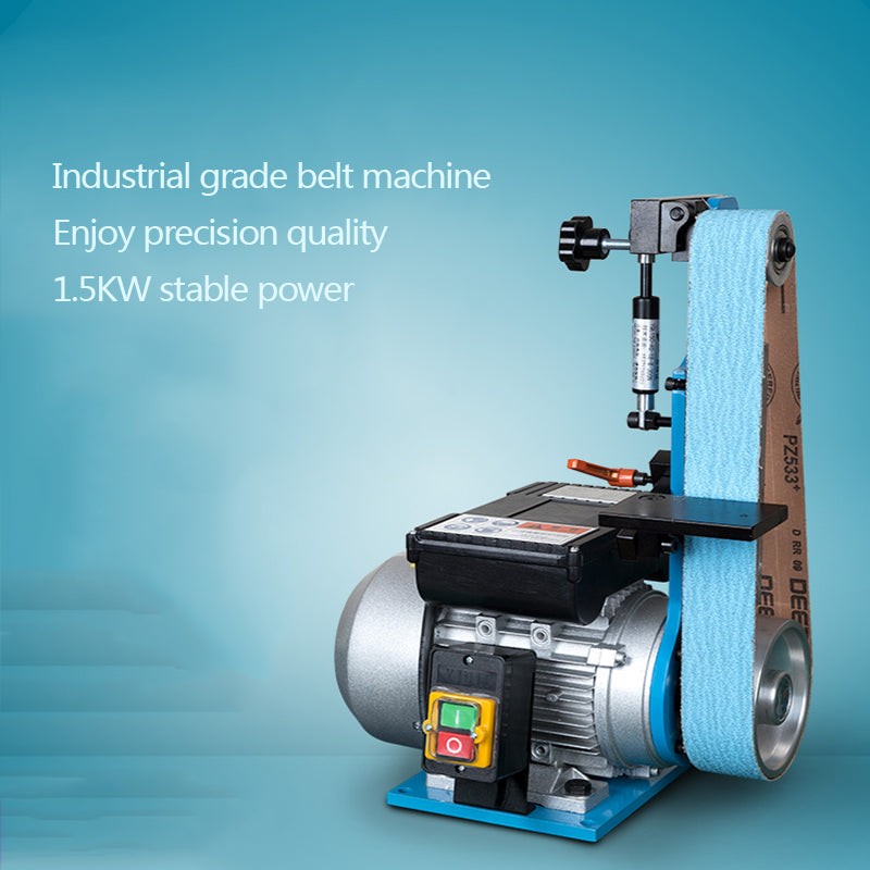 BM-915A Vertical Belt Sander | 1500W, 0-2800 RPM, 915×50mm Belt, Woodworking Grinding & Knife Sharpening
