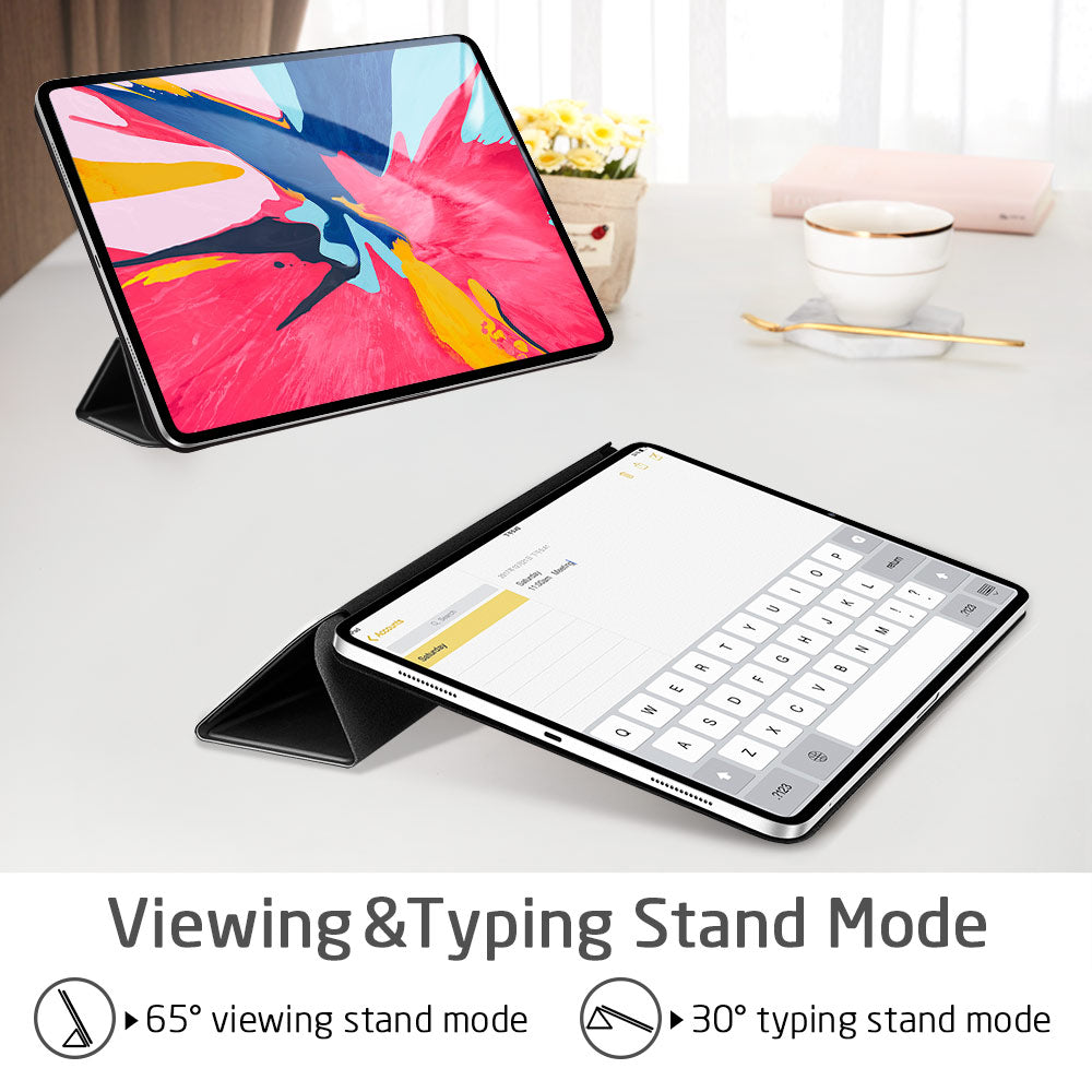 Magnetic Smart Case for iPad Pro 11" & 12.9" | Tri-Fold Stand | Auto Sleep/Wake | Apple Pencil Compatible