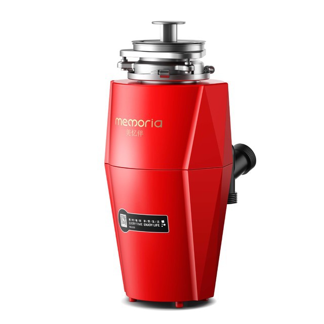 800W Household Kitchen Garbage Disposal Machine | Metal & Plastic, 220V, 3 Colors, Under-Sink