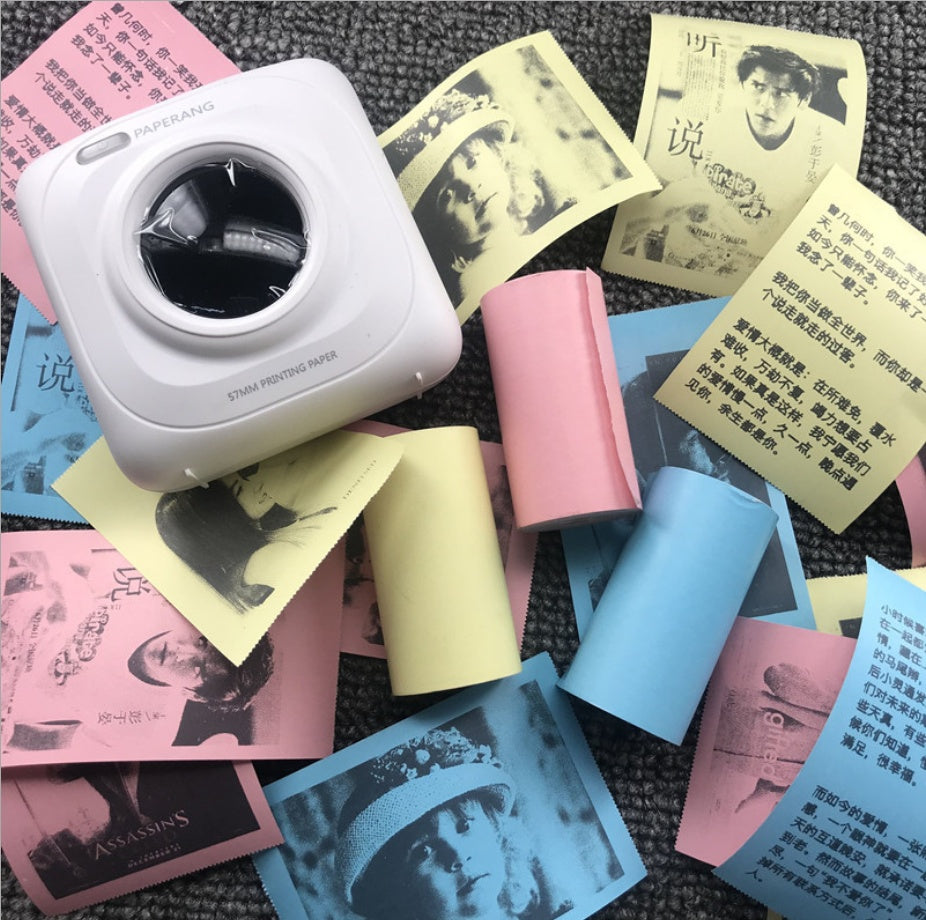 Mini Thermal Printer Paper Refills | Regular, Sticker & Label | Multiple Colours | 3 & 6 Roll Packs