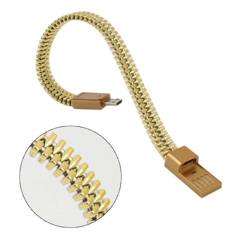 Bracelet Charging Cable | 20cm Lightning & Android | 2A Fast Charge | Wearable Wristband Data Cable