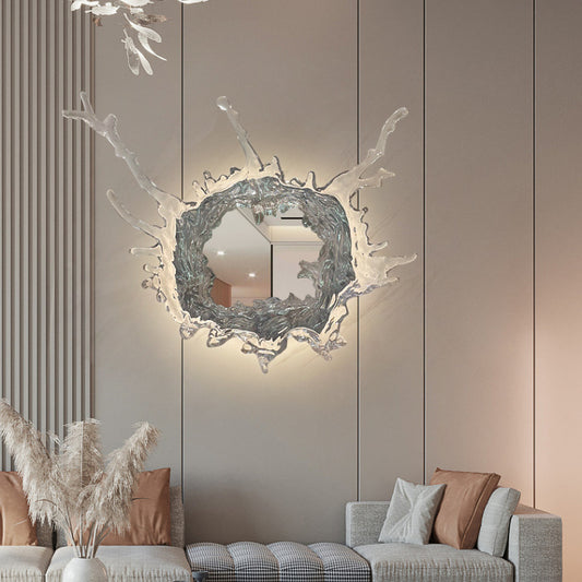 Modern Minimalist Acrylic LED Vanity Mirror Wall Lamp | 3 Sizes 45-88cm, Chrome & Gold, Warm/Neutral/Cool White, 220V