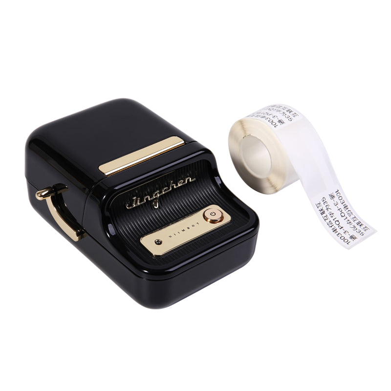 B21 Bluetooth Thermal Label Printer | 203DPI, Android & iOS | Text, Barcode & QR Code | Black, Green & Red