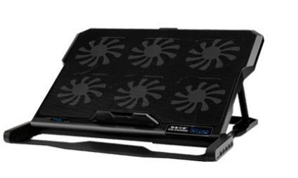 Laptop Cooling Pad | Metal Mesh | LCD Display | 6-Speed Control | Adjustable Stand | Air Cooling | 375×285mm | Normal, Luxury & Flagship