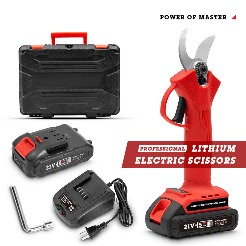 Rechargeable Electric Branch Shears & Chainsaw Combo Set – Lithium Battery Garden Pruning Tool