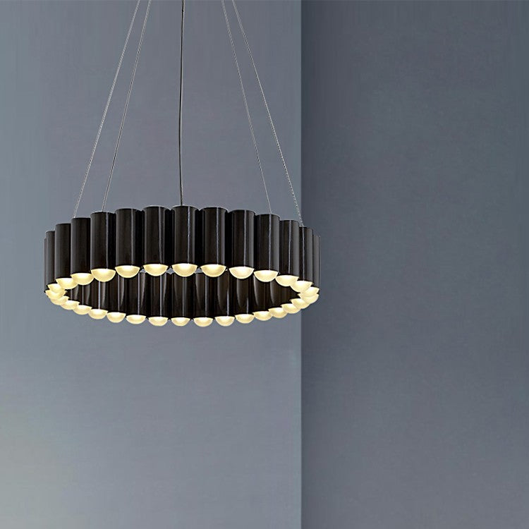Nordic Electroplated Fish-Shape LED Pendant Chandelier | 3 Sizes, 4 Finishes, PMMA Shade, 111-240V, Warm White