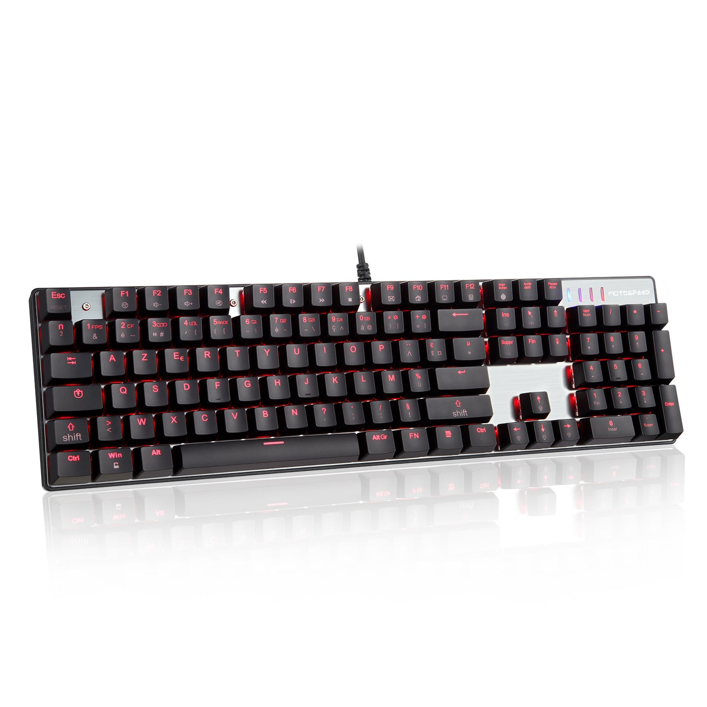 LEOPARD RGB Mechanical Keyboard | CK104 & CK61 | Blue & Red Switch | English & Russian Layout | 14 Lighting Modes