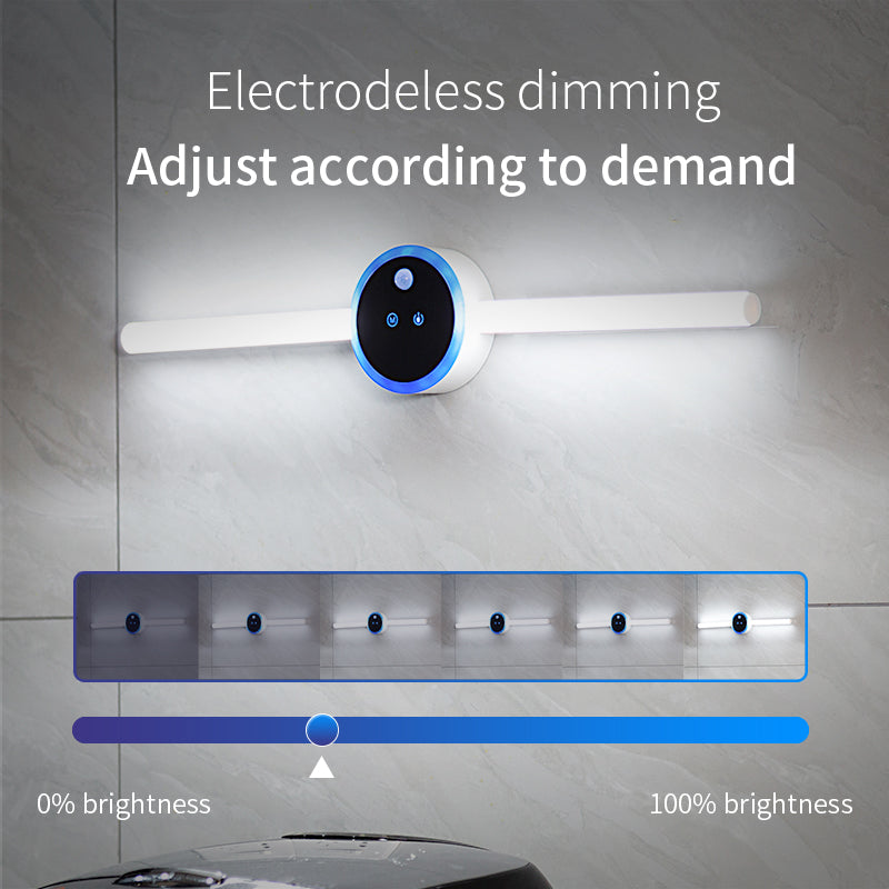 3-in-1 Smart LED Cabinet Light | 4000mAh | USB | 475×88×34mm | PIR Sensor, Clock & Timer | Removable | Stick-On | Wardrobe, Kitchen & Under-Cabinet Lighting