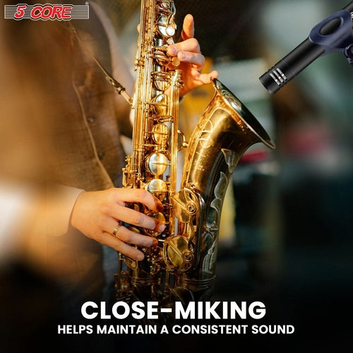 5Core Instrument Microphone Professional XLR Cardioid Pencil Stick - SUNSHINE1504