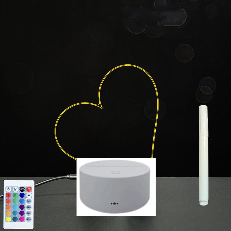 LED Acrylic Handwriting Message Board | 3W 5V USB | Touch & Remote | 16 Designs | Acrylic + ABS | Erasable Pen Included