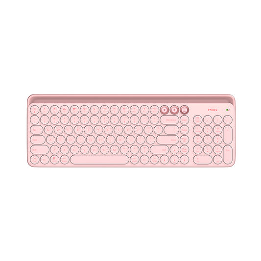 Bluetooth 4.0 & 2.4GHz Wireless Smart Keyboard | Aluminum Alloy | Windows, Mac, Android, iOS | 4 Colors