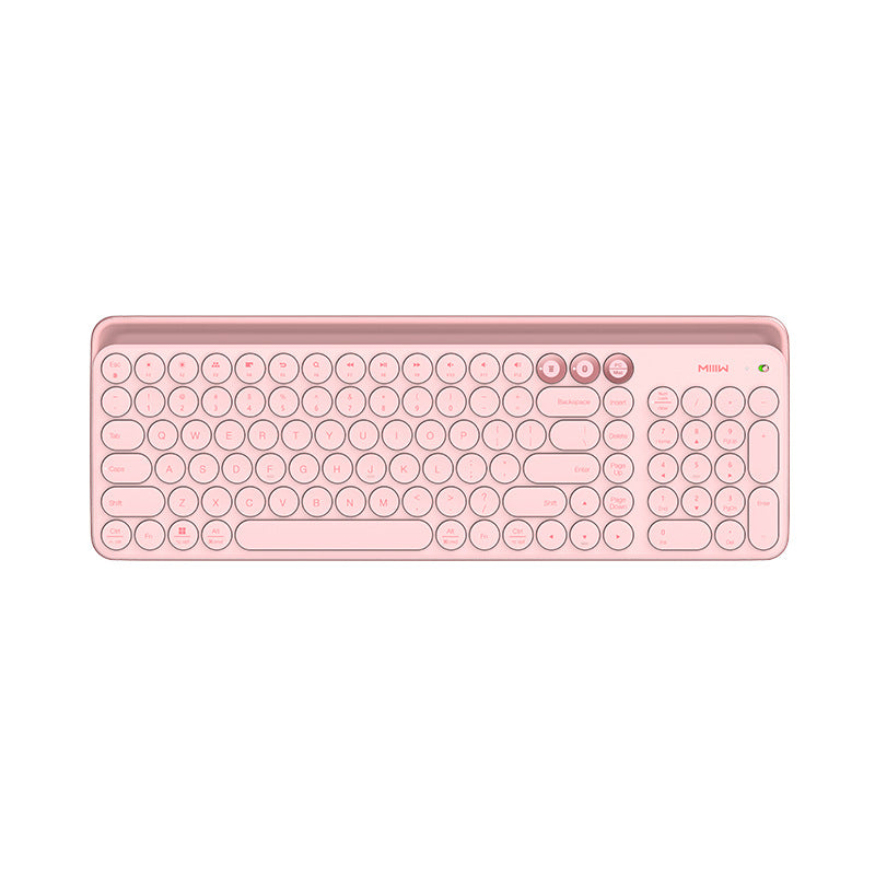Bluetooth 4.0 & 2.4GHz Wireless Smart Keyboard | Aluminum Alloy | Windows, Mac, Android, iOS | 4 Colors