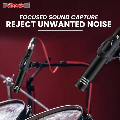5Core Instrument Microphone Professional XLR Cardioid Pencil Stick - SUNSHINE1504