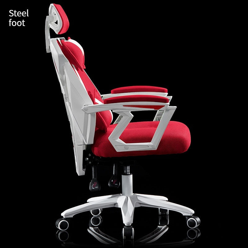 Ergonomic Mesh Gaming & Office Chair | Reclining | Height Adjustable | Lumbar & Neck Pillows | 6 Colors
