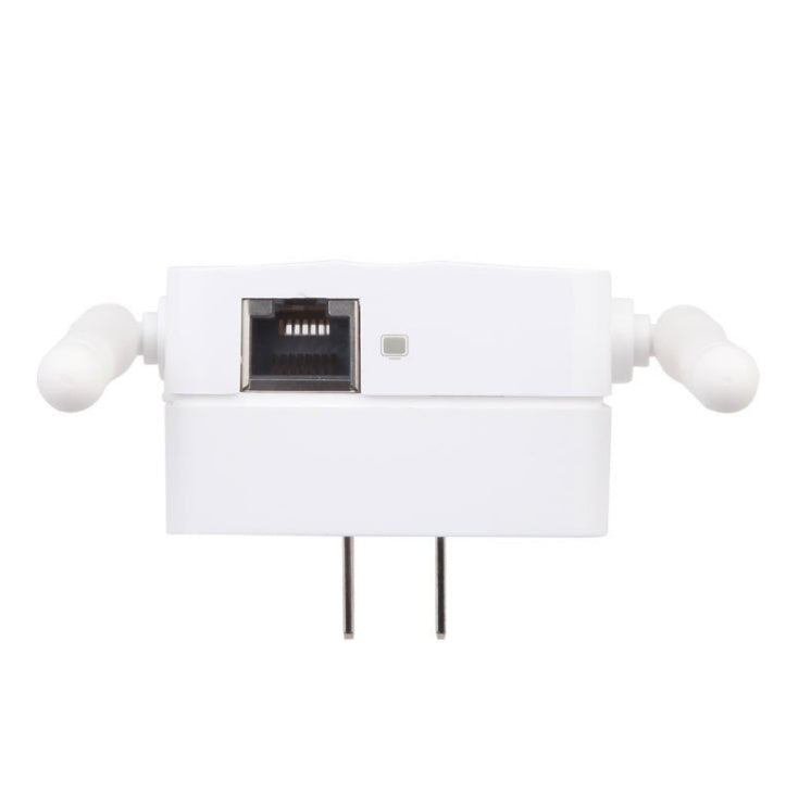 300Mbps WiFi Repeater & Signal Amplifier | 802.11b/g/n | 300m Range | EU & US Plug | White