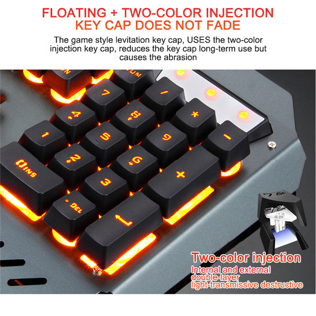 RGB Gaming Keyboard with Phone Holder & Pen Slot | 16 Backlight Modes | Waterproof | USB 2.0 | 0.1ms | Windows & Android | Black & White