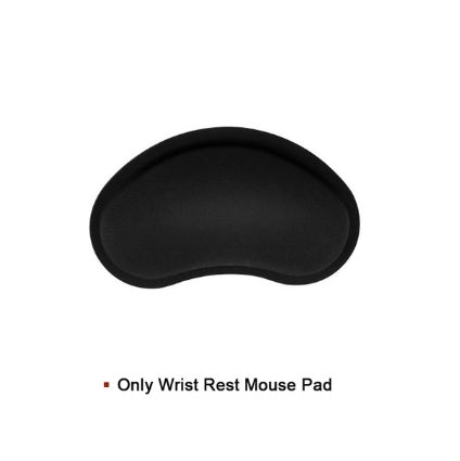 Memory Foam Wrist Rest & Mouse Pad | Ergonomic | Non-Slip Rubber Base | Keyboard & Mouse Support | 5 Styles