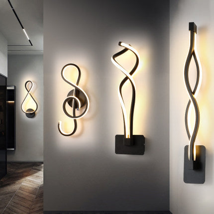 Nordic Minimalist LED Wall Lamp | Silicone Shade | 30,000h LED | Button Switch | 110V & 220V | Warm & White Light | Multiple Styles