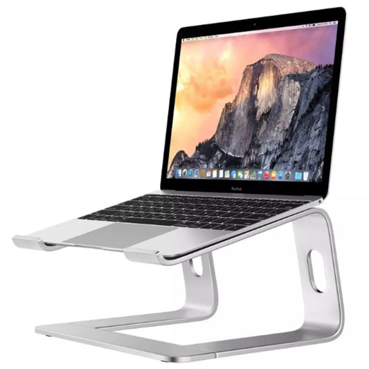 Aluminium Alloy Laptop Stand | Ergonomic Desktop Riser | 14.5×22.5×26cm | Black, Grey, Rose Gold & Silver