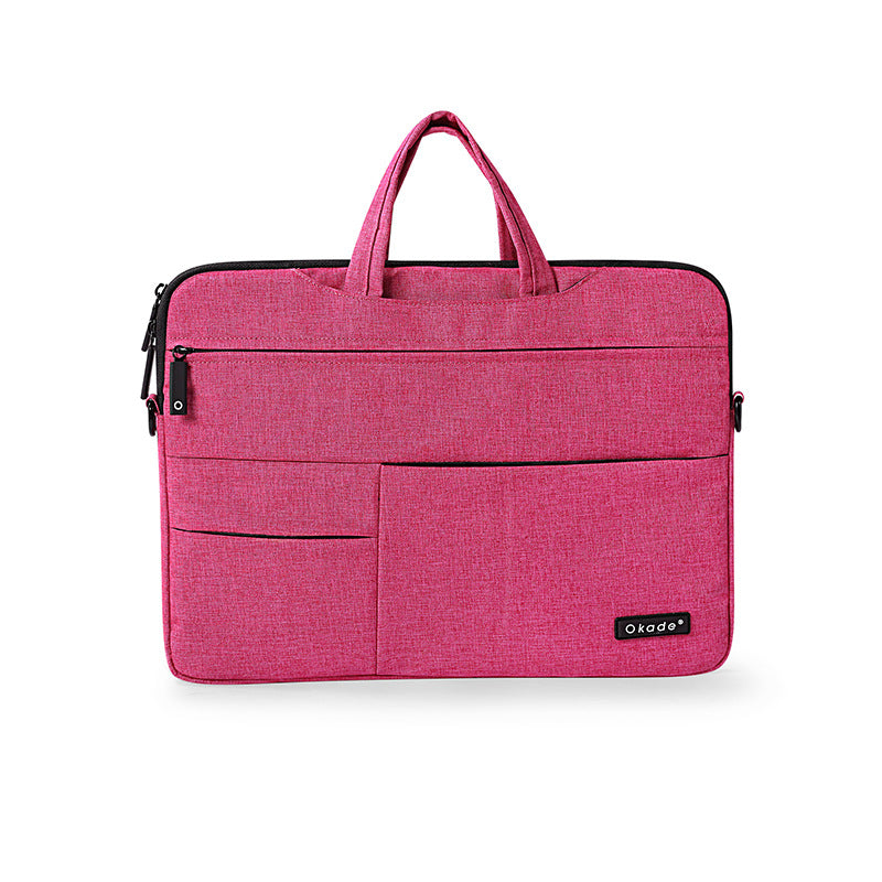 Burlap Laptop Shoulder Bag | 11", 13", 15" | Waterproof, Shockproof | OL Commute | 6 Colors