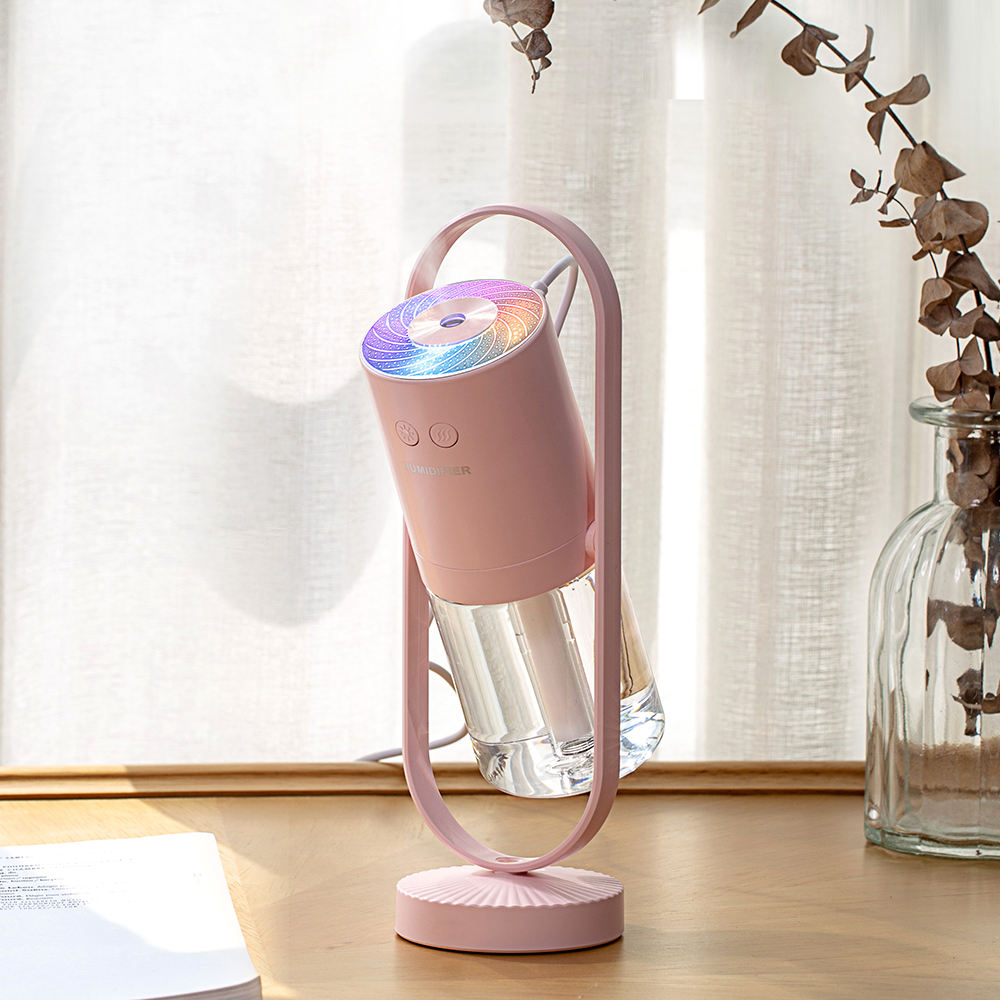 200ml USB Portable Mini Humidifier | 3.5W | 40ml/h Spray | DC5V | ABS+PP | 70×66×213mm | 140g | Dark Blue, Light Blue, Pink & White